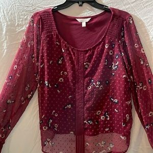 A beautiful size small, Lauren Conrad blouse